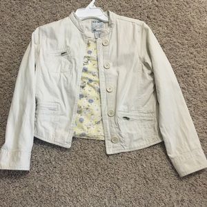 White Old Navy Utility Jacket